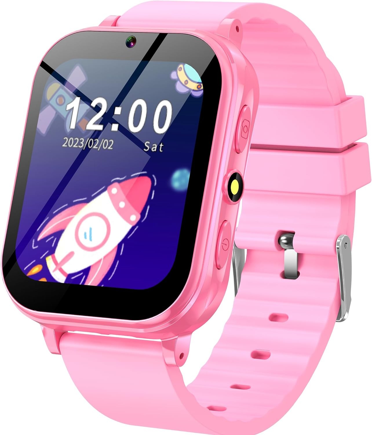 Othalne Smart Watch, suitable for boys and girls, gaming Watch HD touch screen,22 kinds of games, habit tracker, audio stories, study cards, music, camera, pedometer educational toys, children's birth